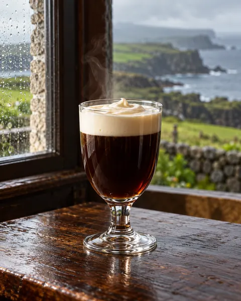 Irish Coffee - drink z whisky
