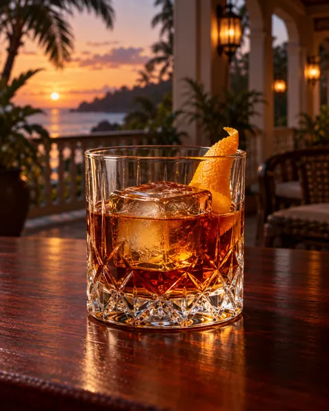 Rum Old Fashioned - drink z rumem