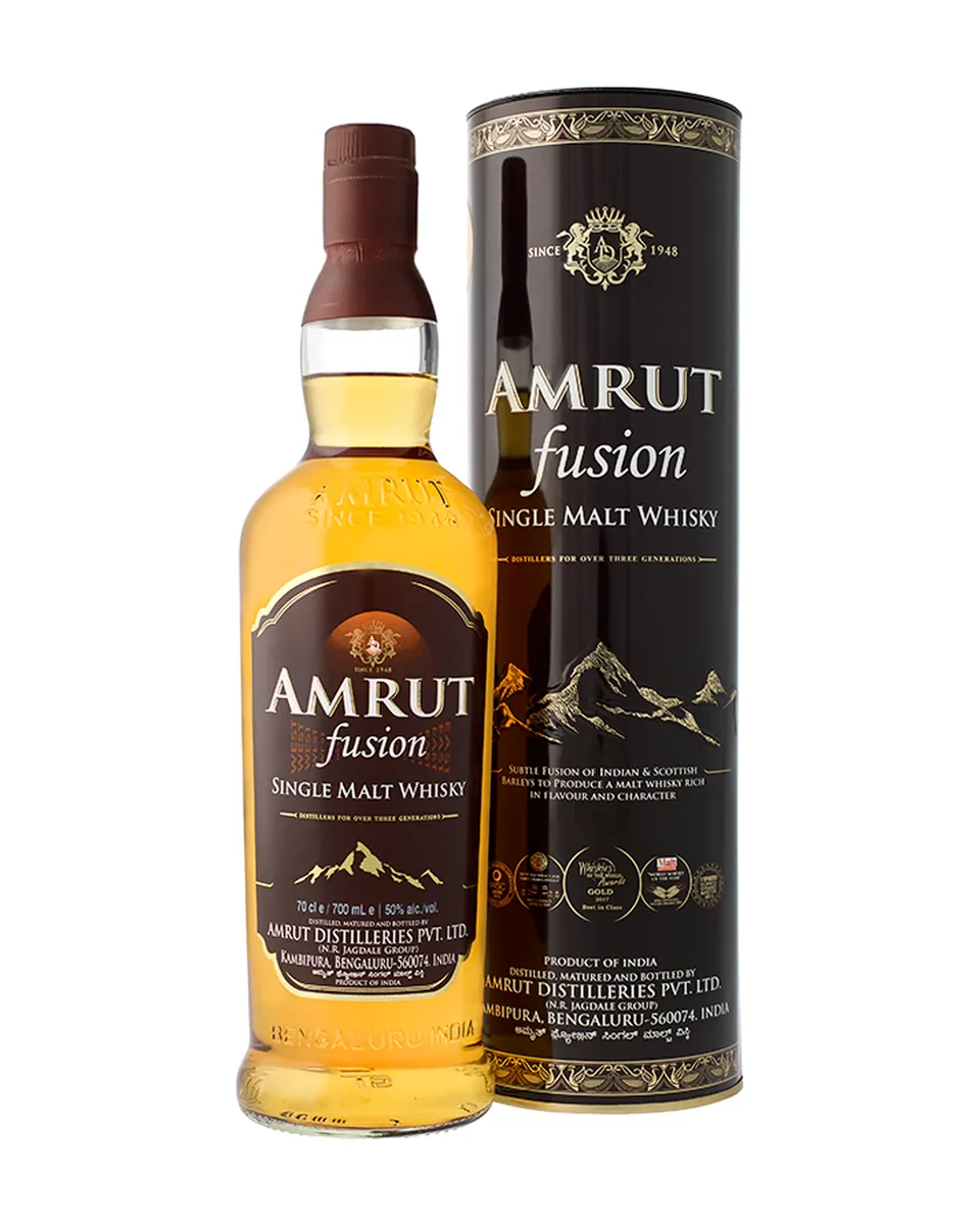 Butelka Amrut Fusion Single Malt