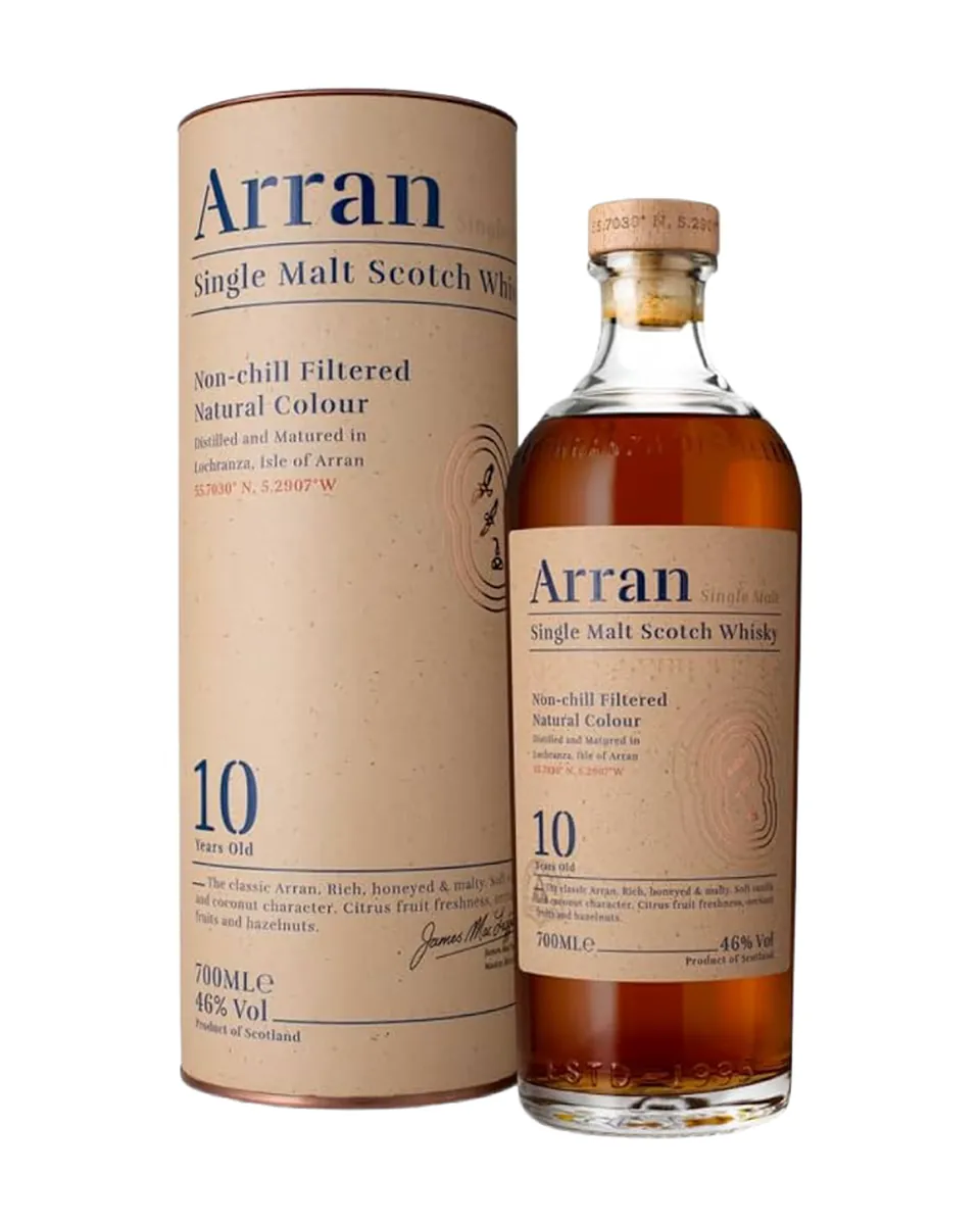 Butelka Arran 10 YO malt
