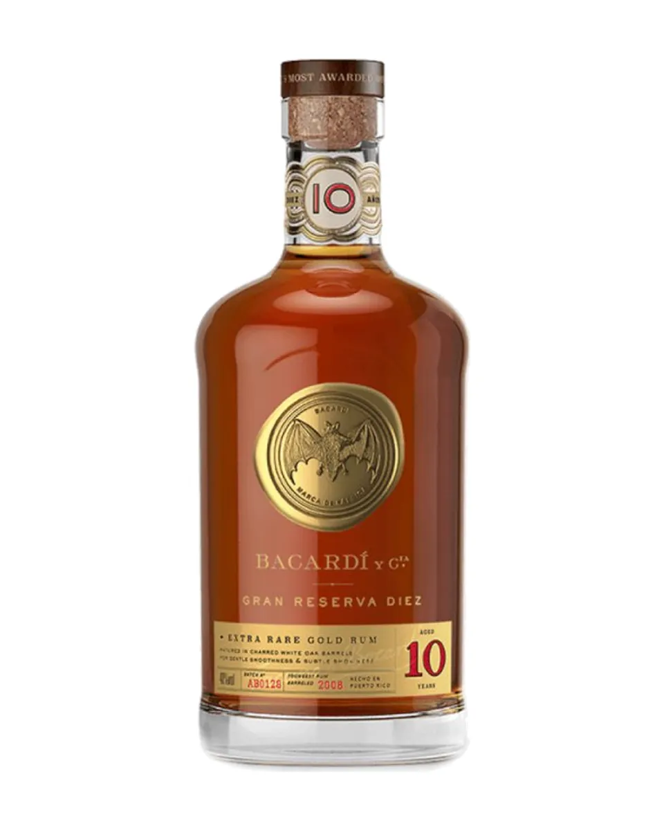 Butelka Bacardi Gran Reserva Diez 10YO
