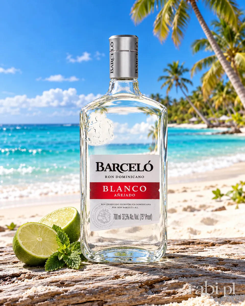 Butelka Barcelo Blanco w aranżacji