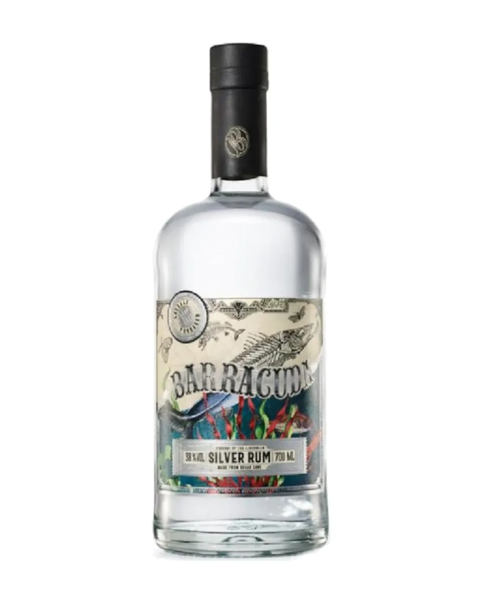 Butelka Barracuda Rum Silver