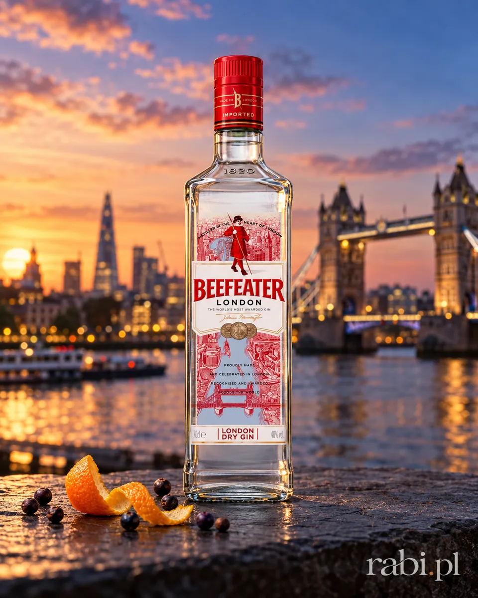 Butelka Beefeater London w aranżacji