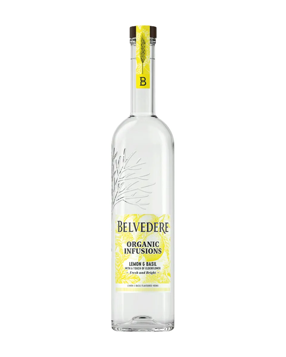 Butelka Belvedere Organic Infusions Lemon & Basil Vodka