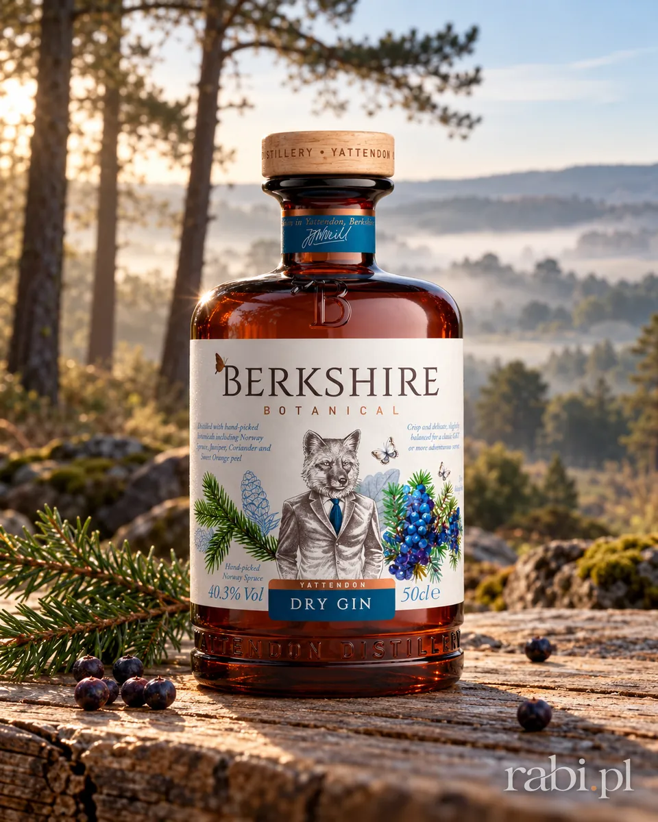 Butelka Berkshire Botanical Dry Gin w aranżacji