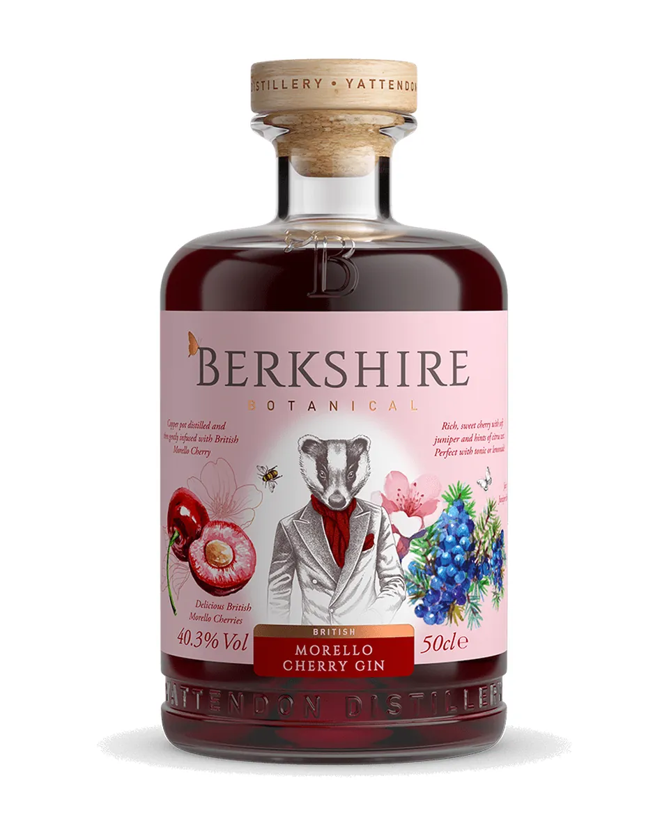 Butelka Berkshire Botanical Morello Cherry Gin