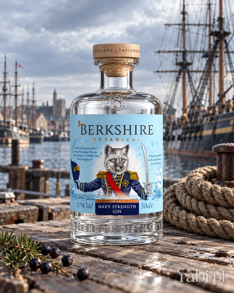 Butelka Berkshire Botanical Navy Strength Gin w aranżacji