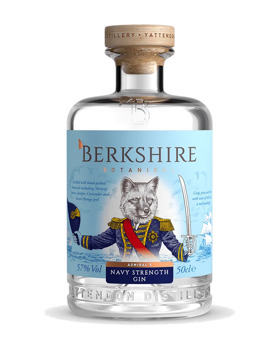 Butelka Berkshire Botanical Navy Strength Gin