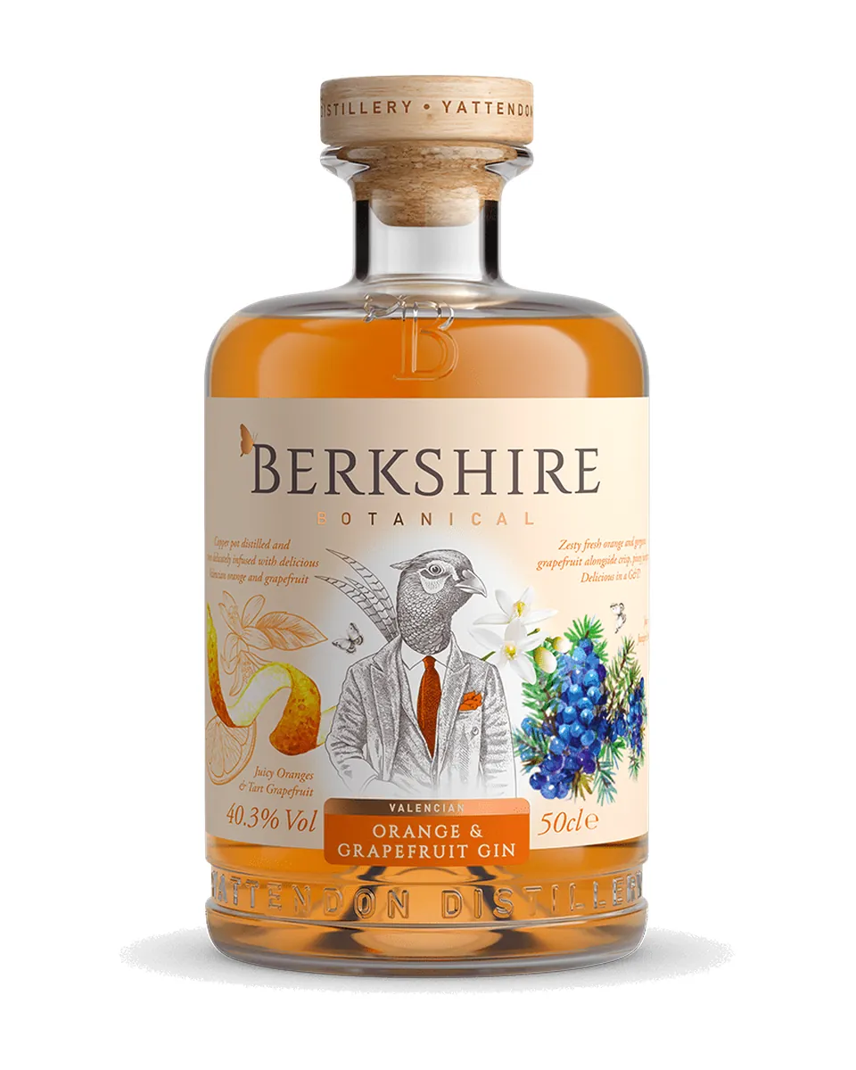 Butelka Berkshire Botanical Orange & Grapefruit Gin