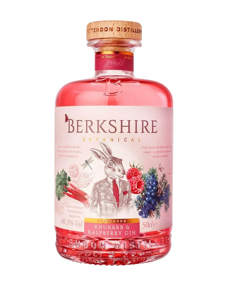 Butelka Berkshire Botanical Rhubarb & Raspberry Gin