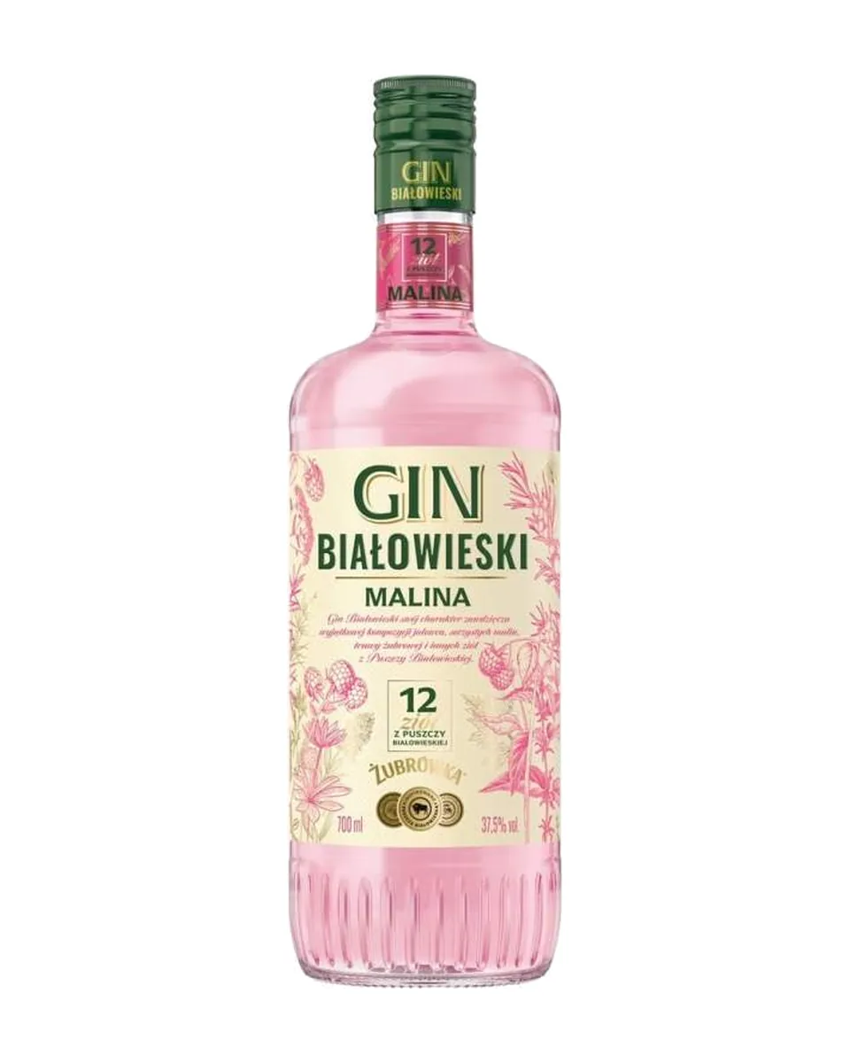 Butelka Białowieski Malina Żubrówka