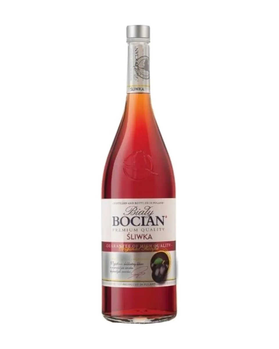Butelka Biały Bocian Śliwka