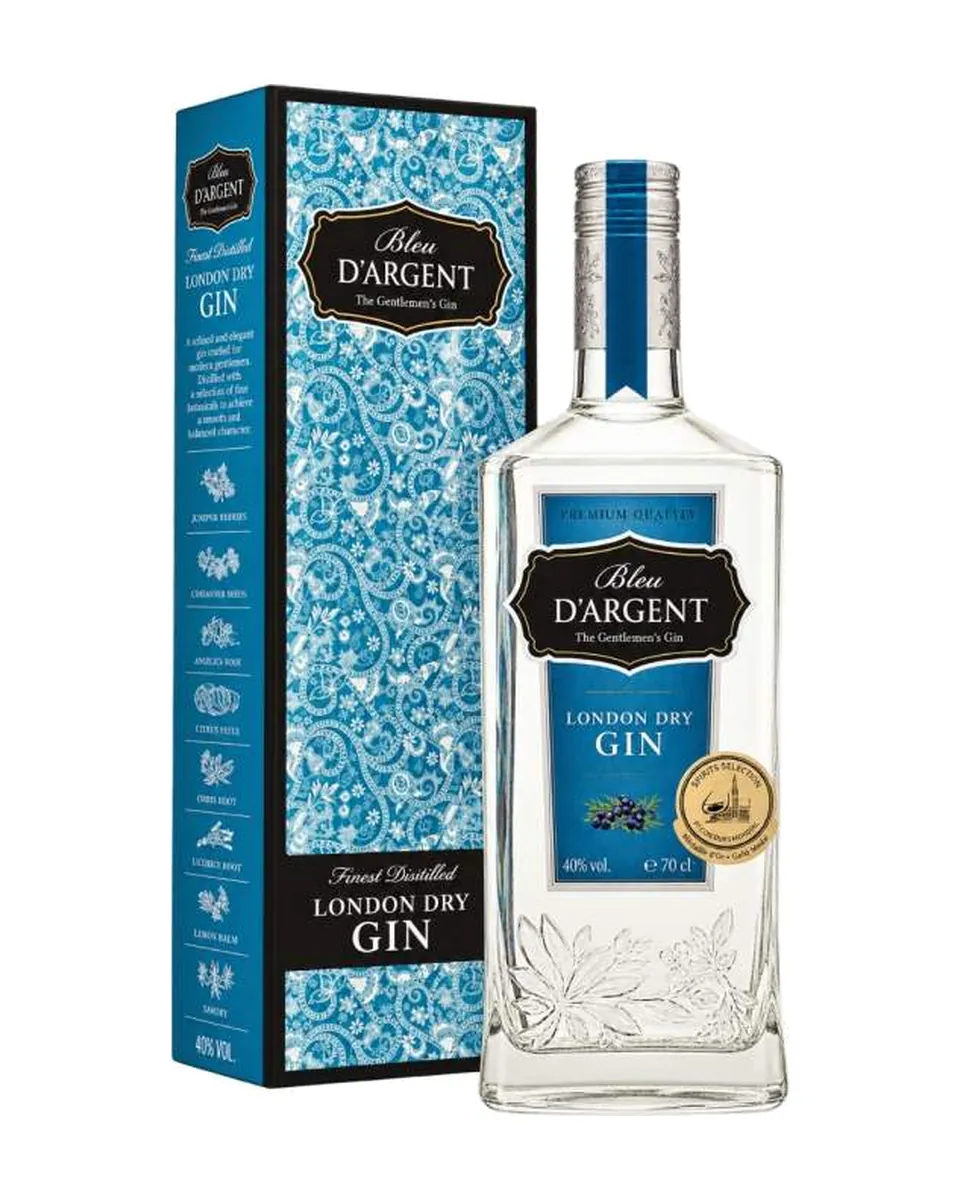 Butelka Bleu D'Argent London Dry BOX