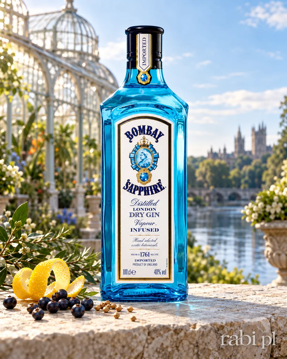 Butelka Bombay Sapphire w aranżacji