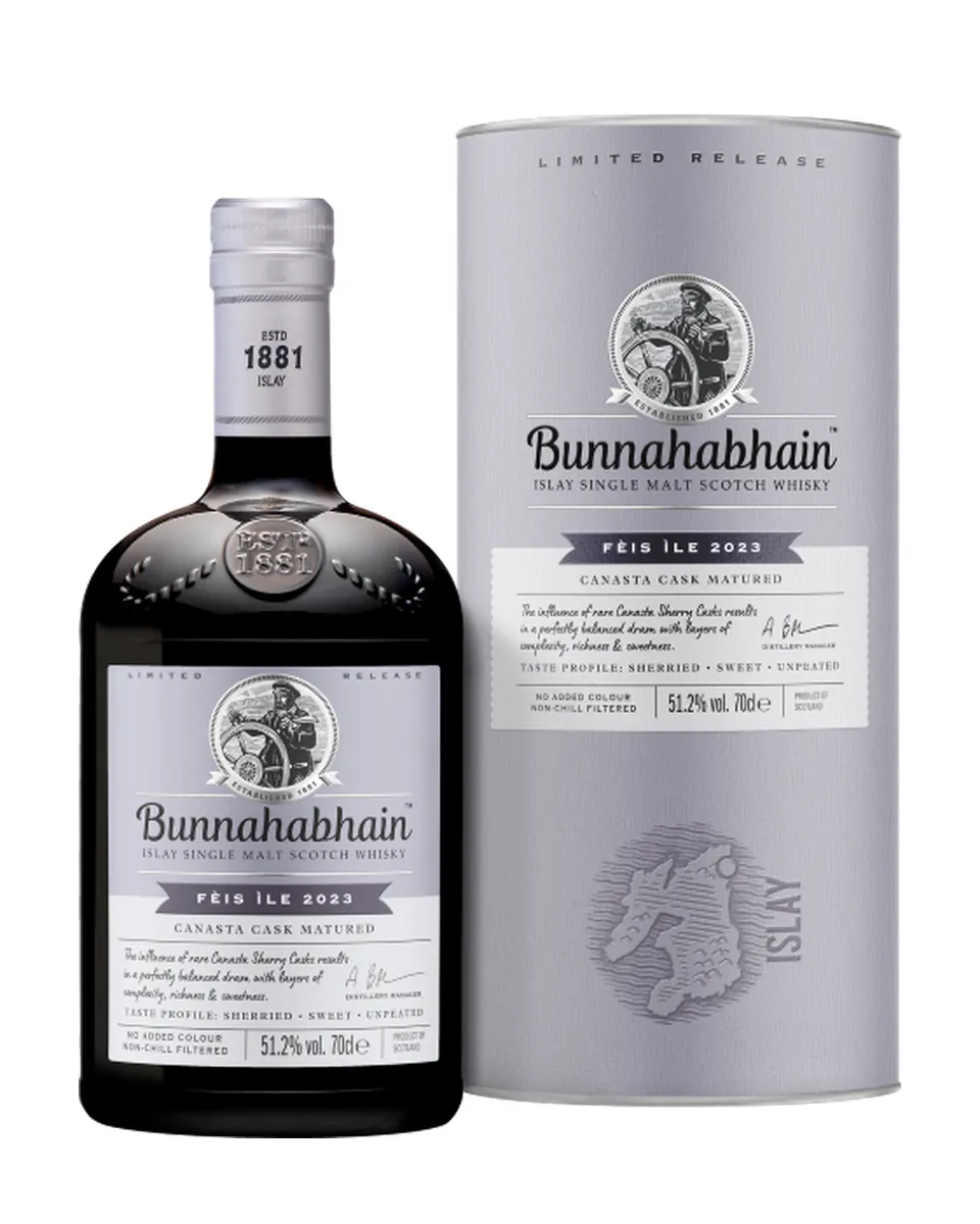 Butelka Bunnahabhain Canasta Cask Matured Feis Ile 2023
