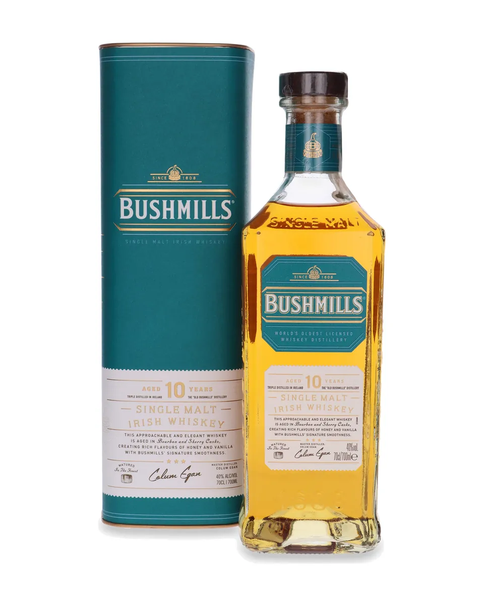 Butelka Bushmills 10YO Single Malt z opakowaniem