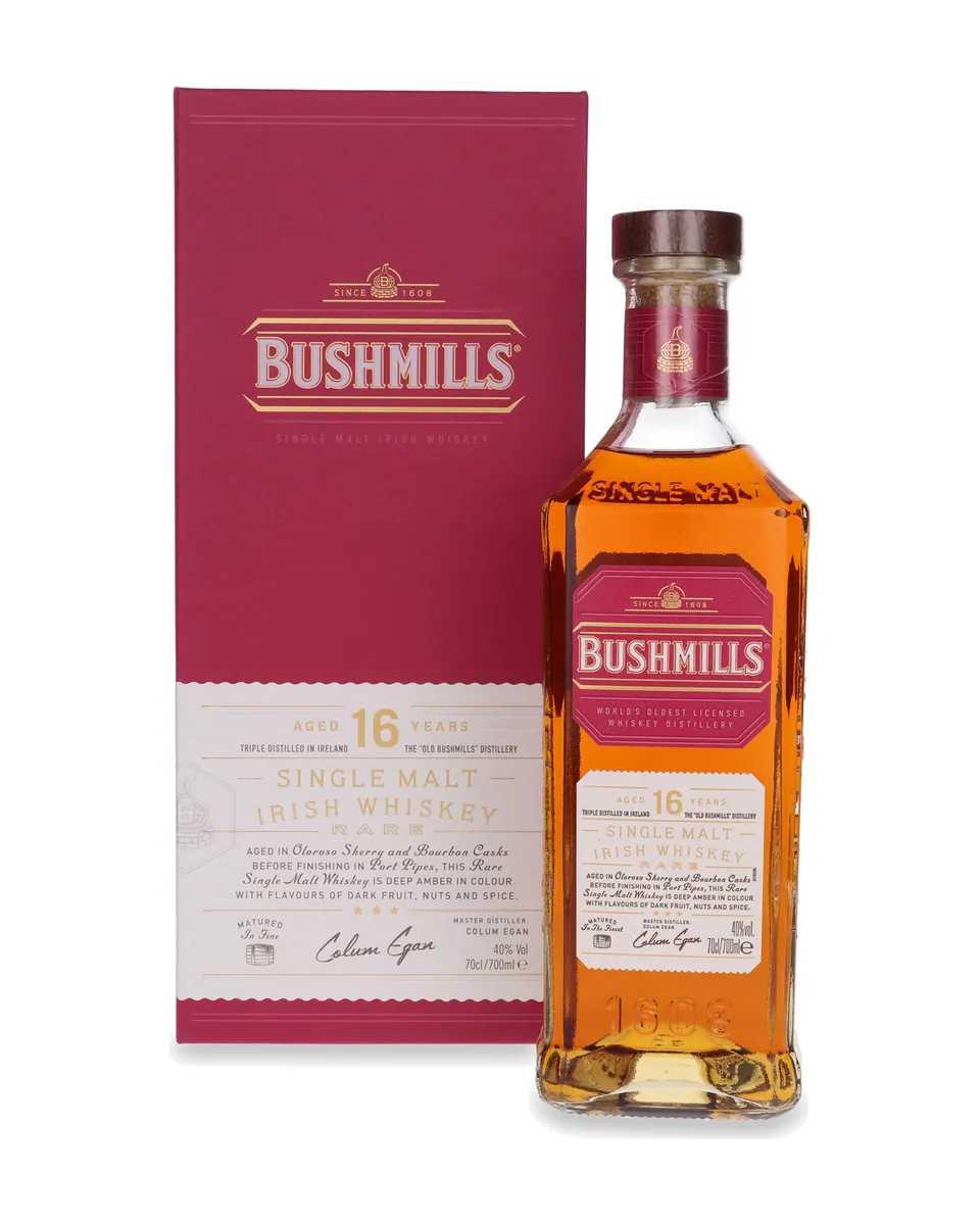 Butelka Bushmills 16YO Single Malt z opakowaniem
