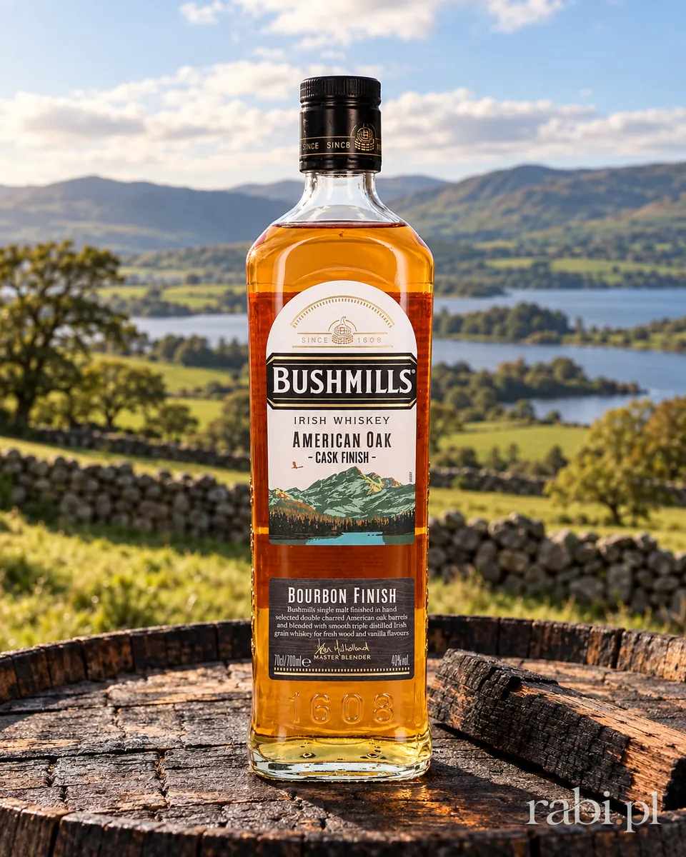 Butelka Bushmills American Oak Cask Finish w aranżacji