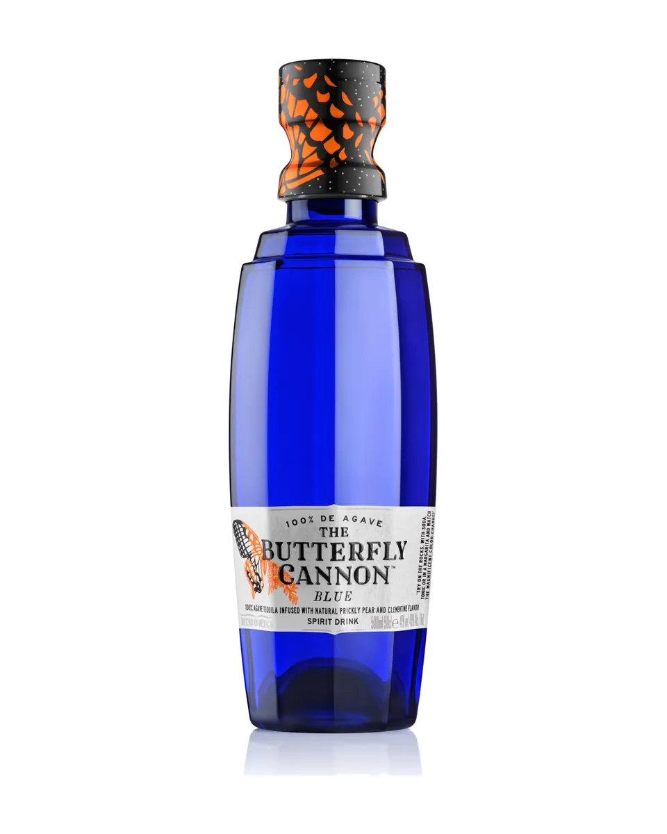 Butelka Butterfly Cannon Tequila Blue 100% Agave