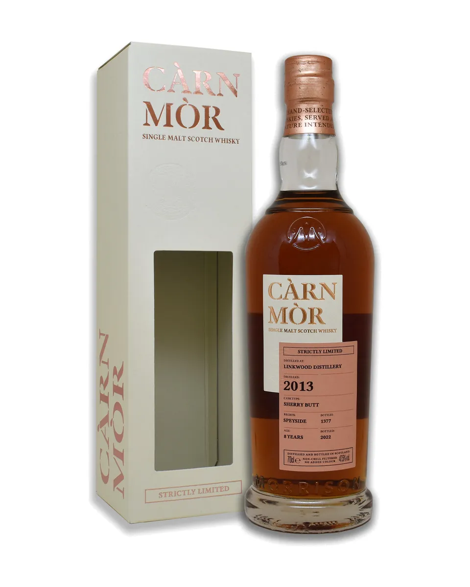 Butelka Carn Mor Strictly Limited 2013 Linkwood 8YO