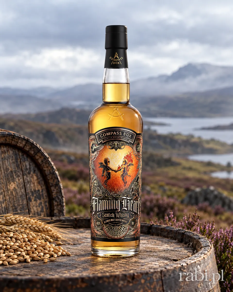Butelka Compass Box Flaming Heart