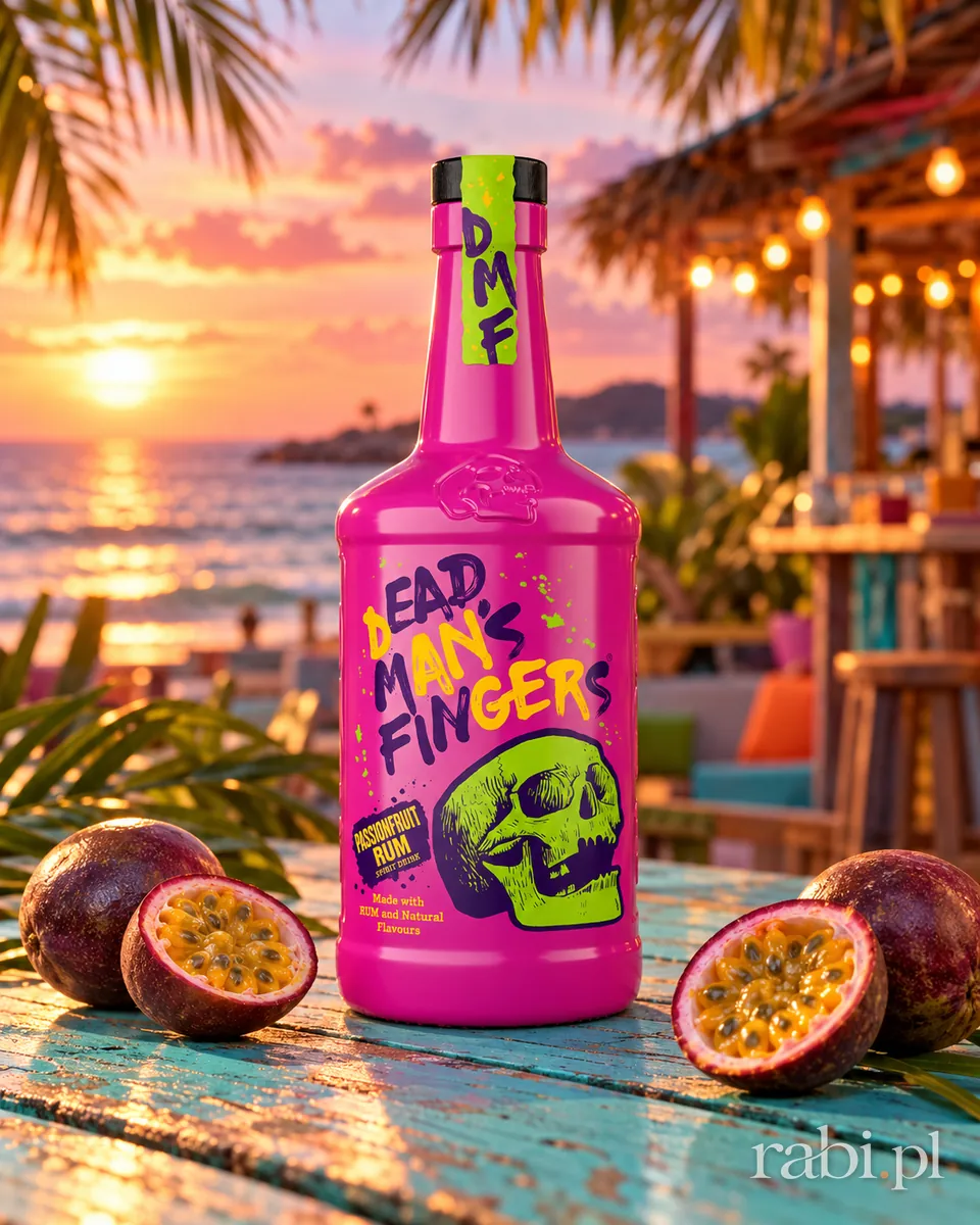 Butelka Dead Man's Fingers Passionfruit w aranżacji