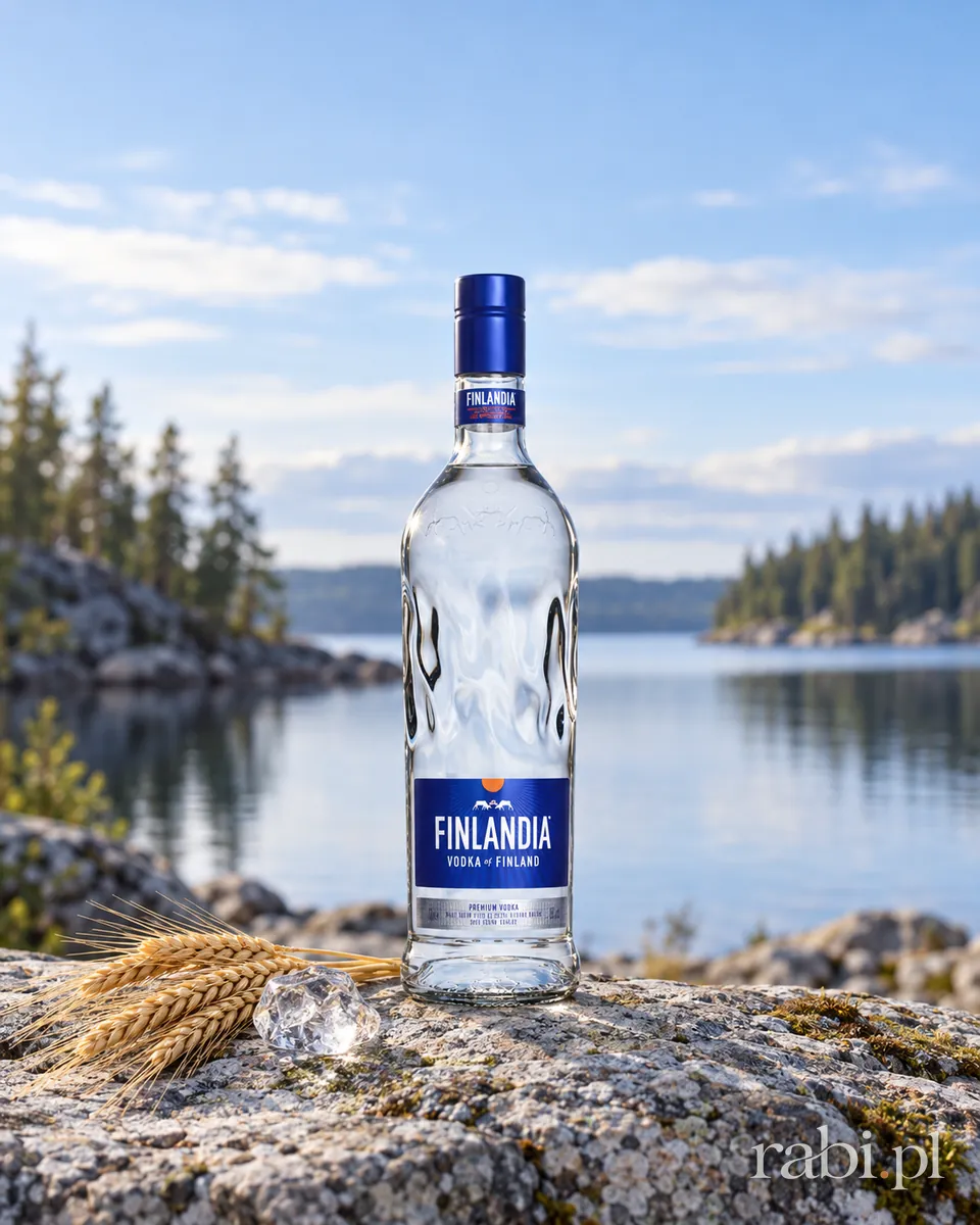 Butelka Finlandia w aranżacji