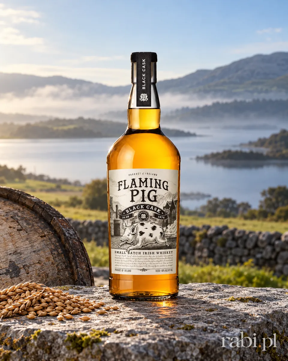 Butelka Flaming Pig Black Cask