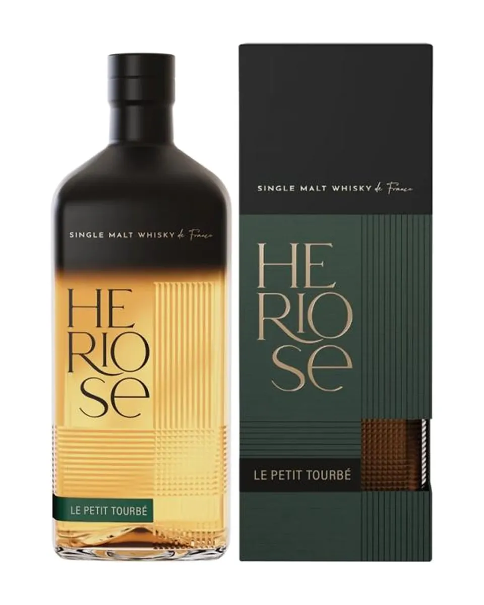Butelka French Whisky Heriose Le Petit Tourbe