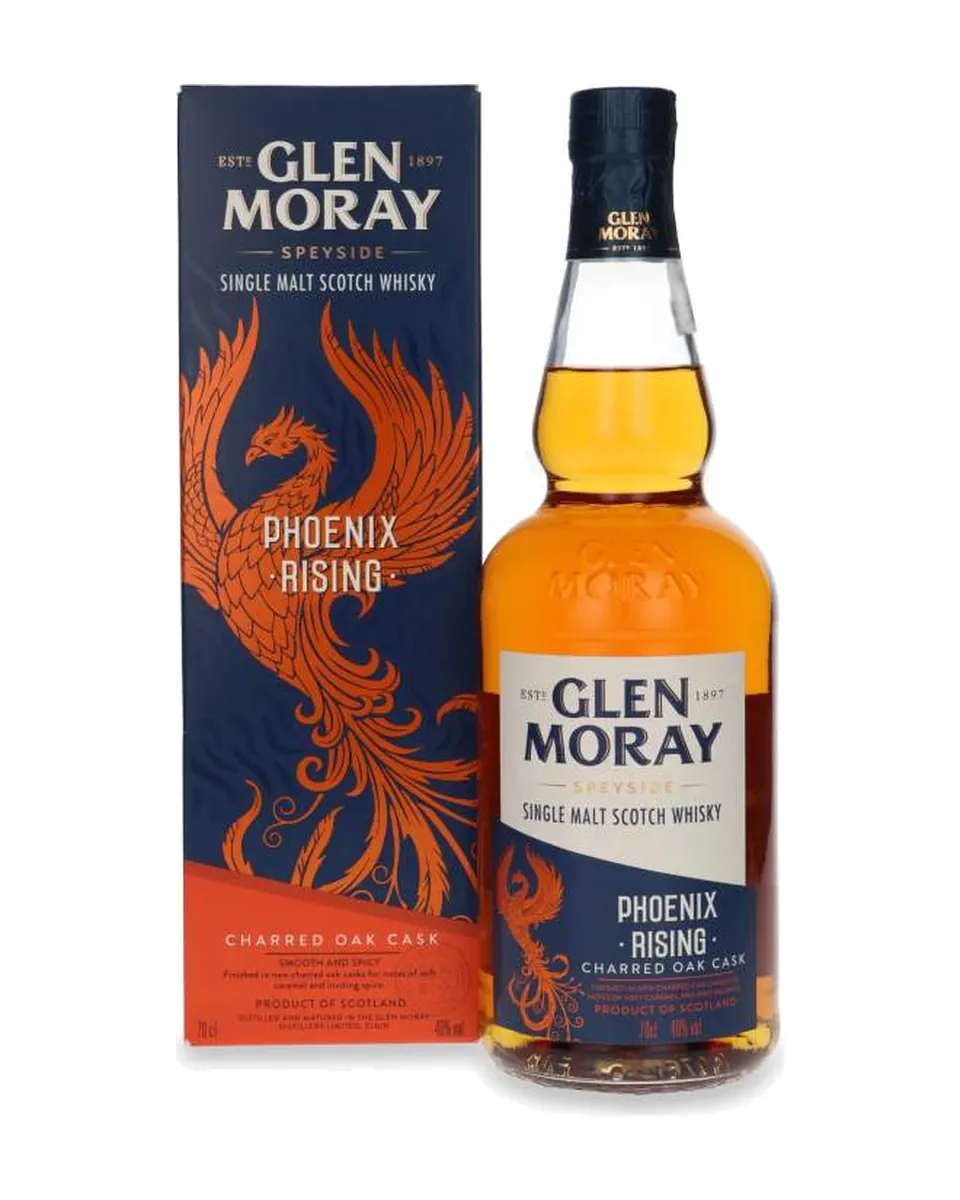 Butelka Glen Moray Phoenix Rising Charred Oak Cask