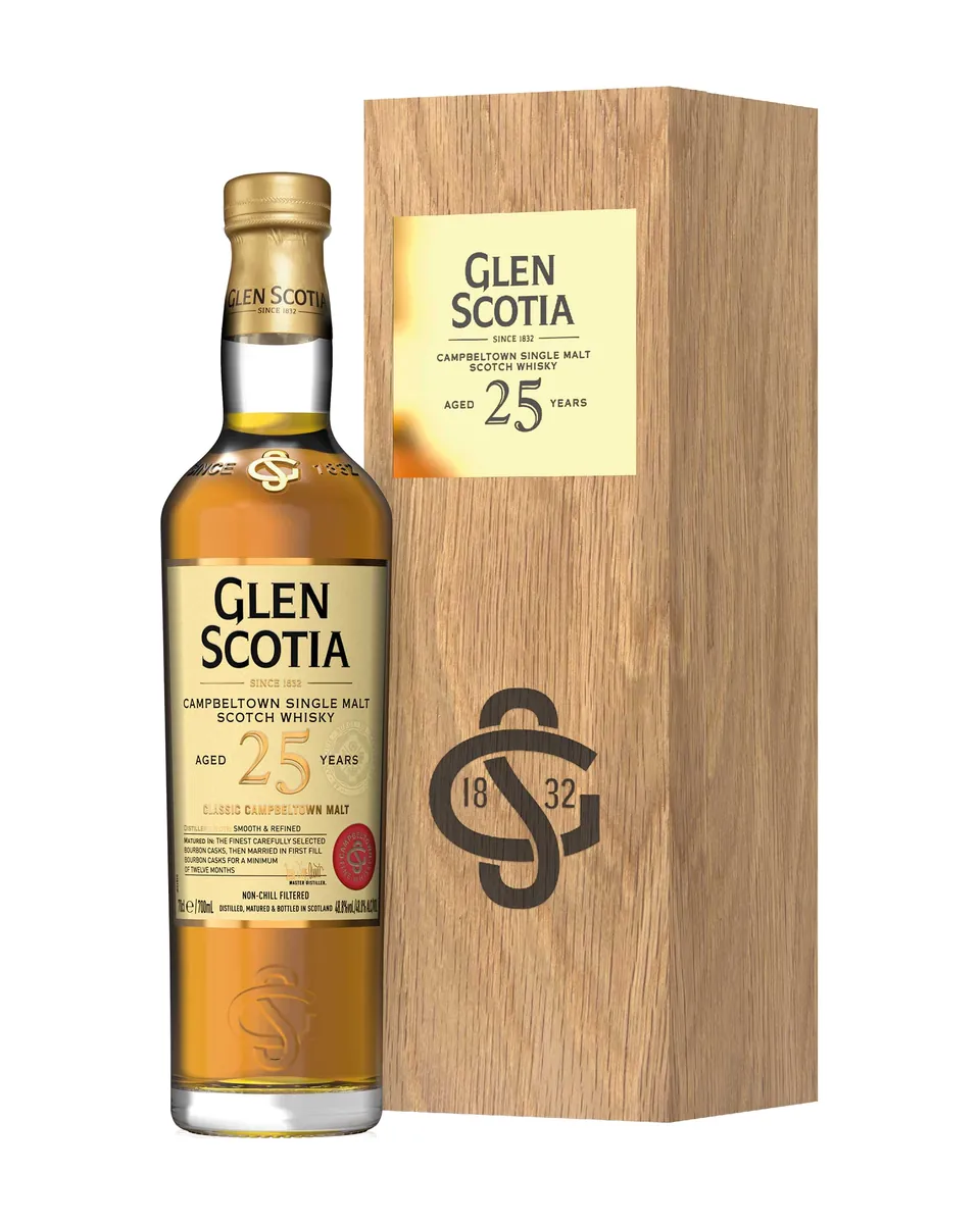 Butelka Glen Scotia 25 Yo Whisky + Skrzynka
