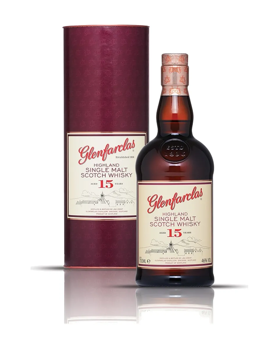 Butelka Glenfarclas 15YO