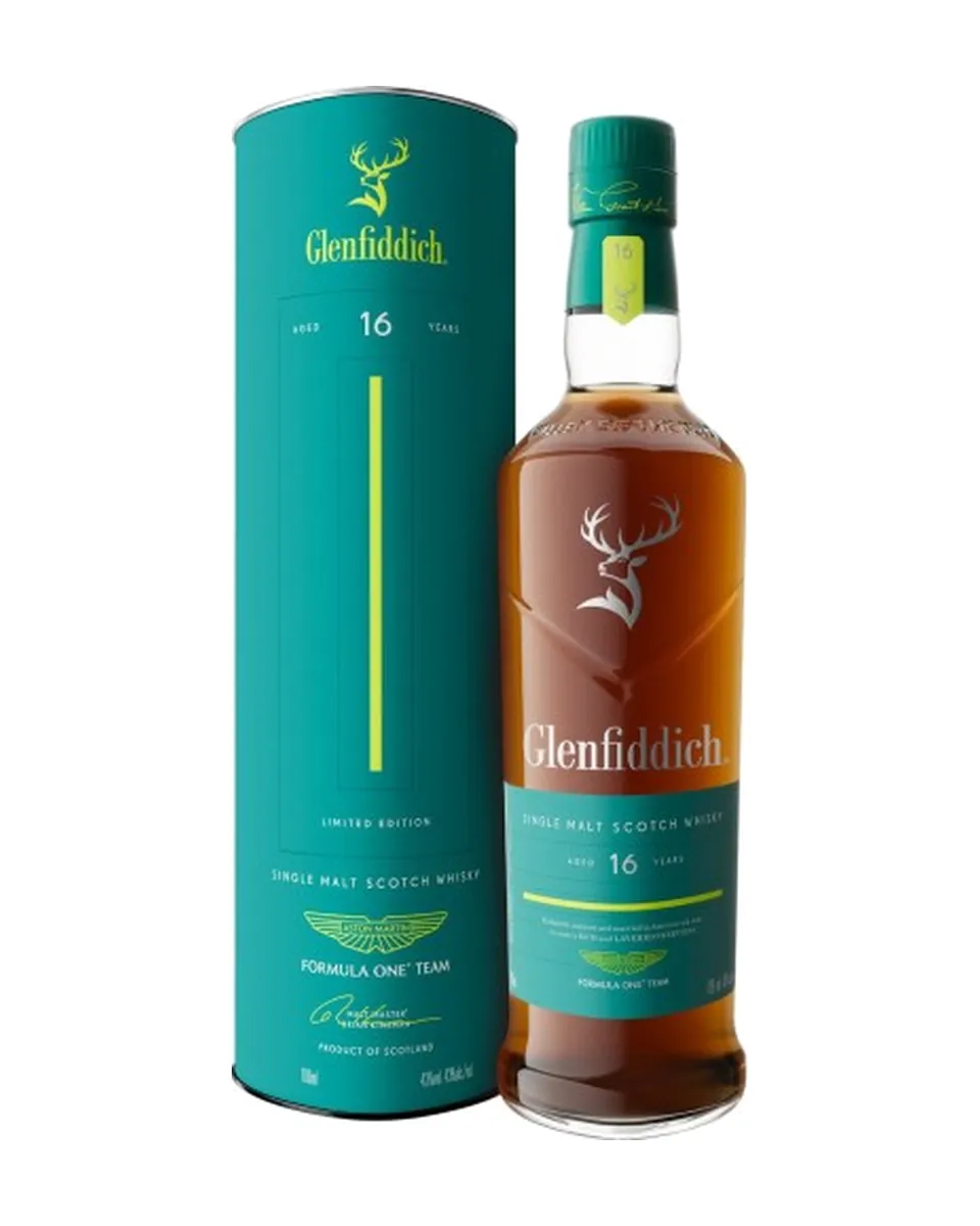 Butelka Glenfiddich 16Yo Aston Martin F1 z opakowaniem