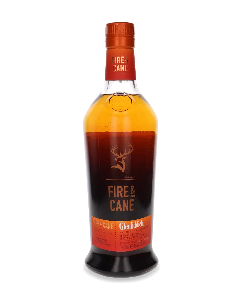 Butelka Glenfiddich Fire & Cane