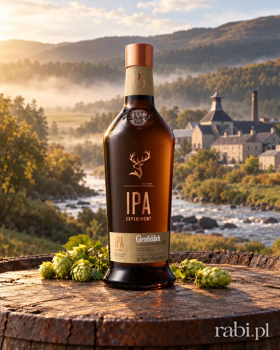 Butelka Glenfiddich Ipa Experiment w aranżacji