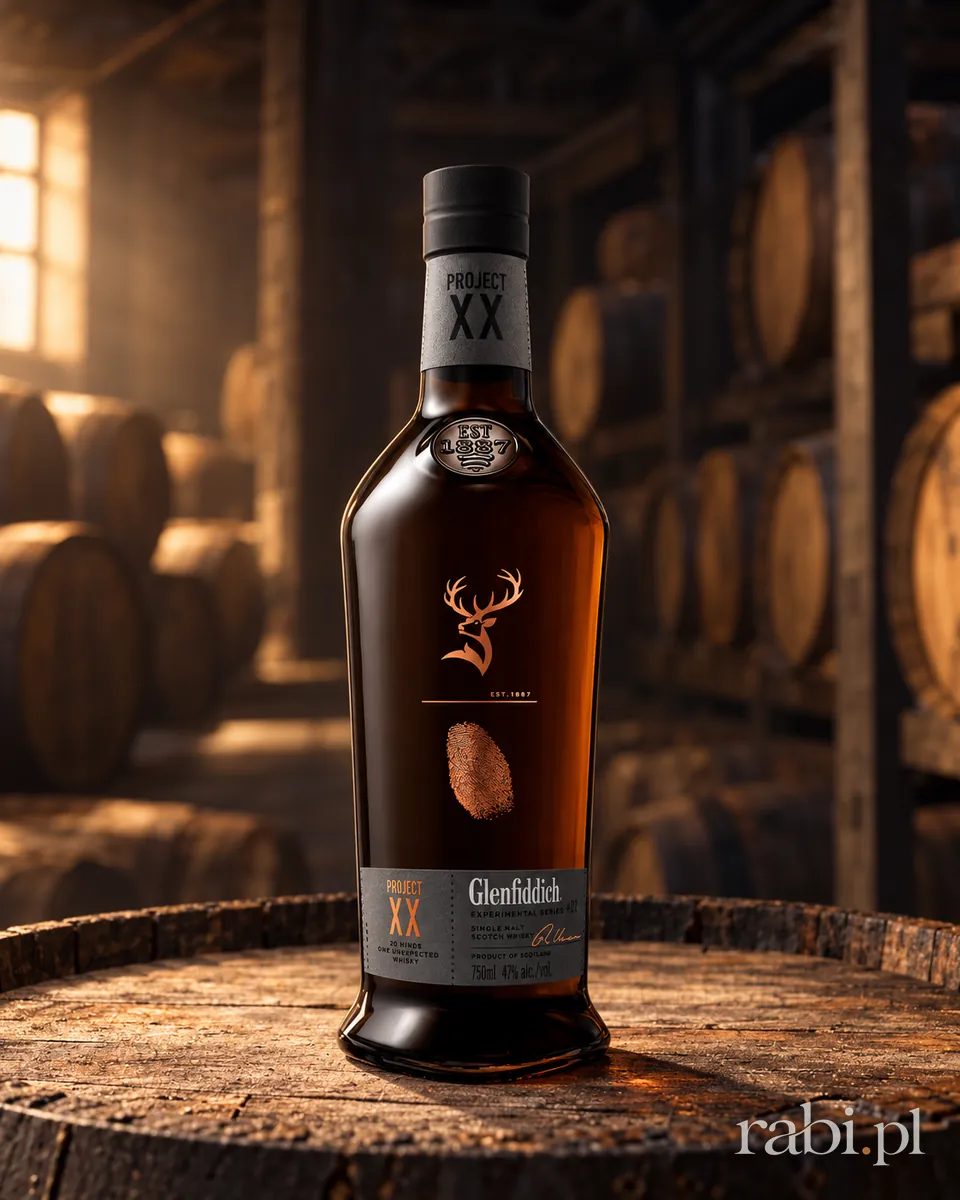 Butelka Glenfiddich Project Xx w aranżacji