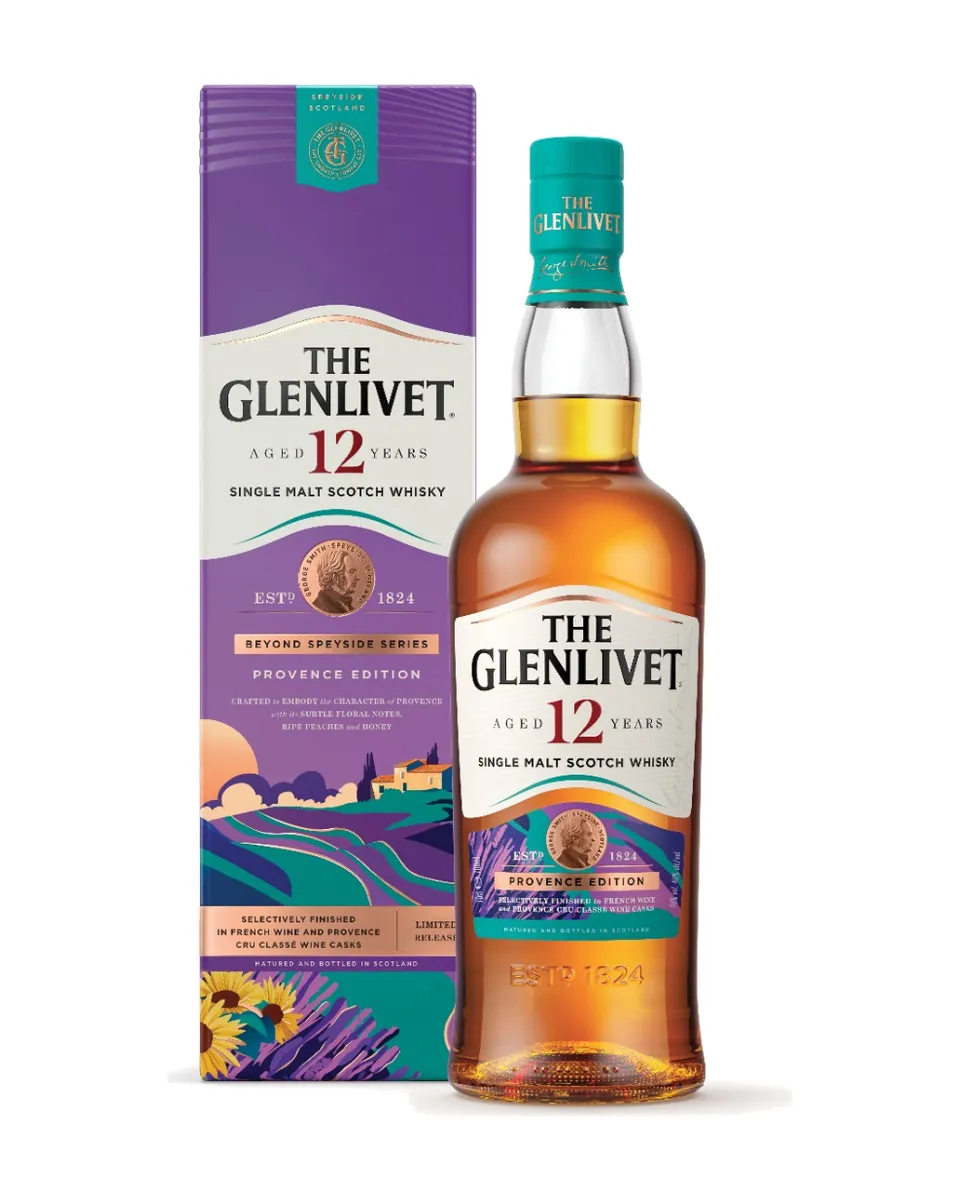 Butelka Glenlivet 12 YO Provence Edition