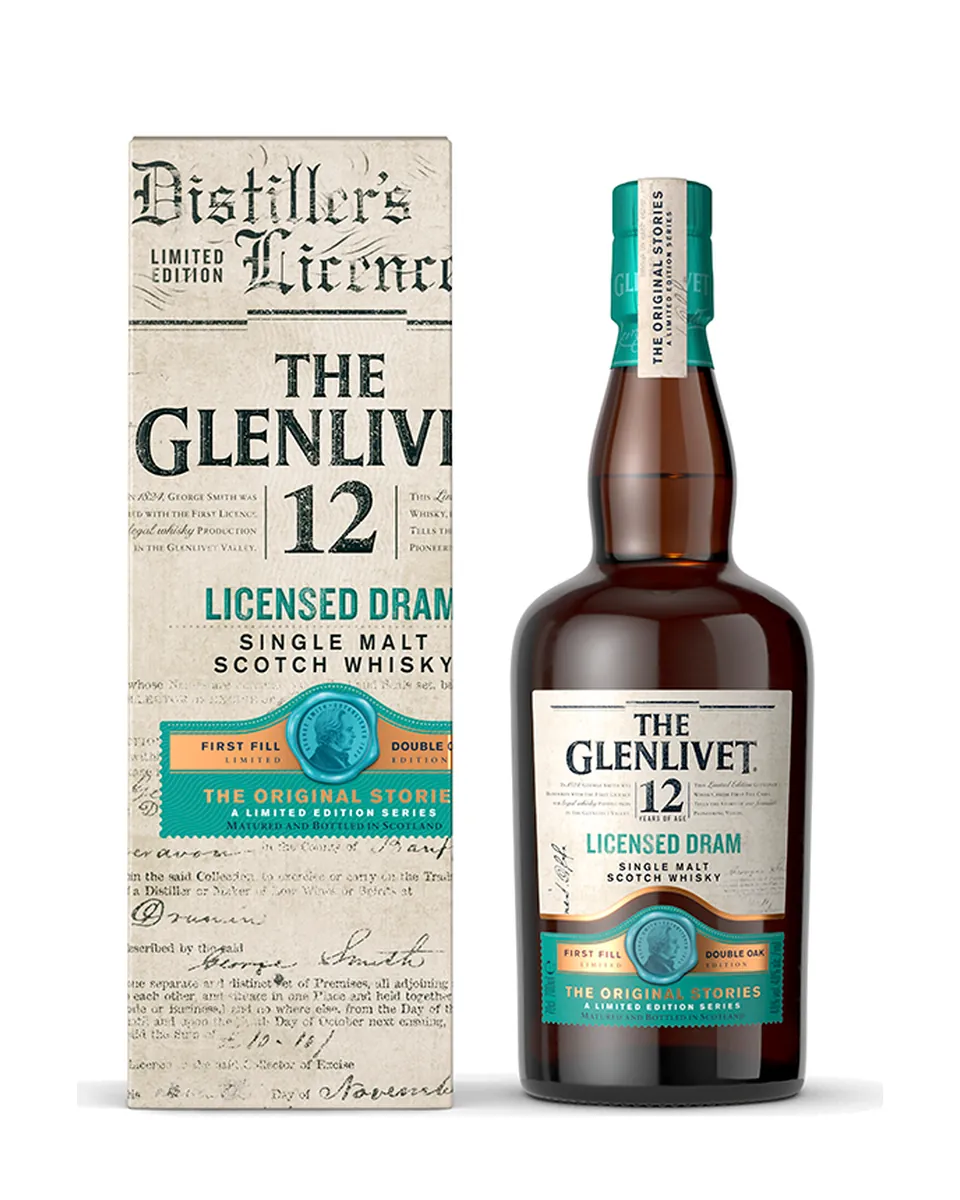 Butelka Glenlivet 12Yo Licensed Dram