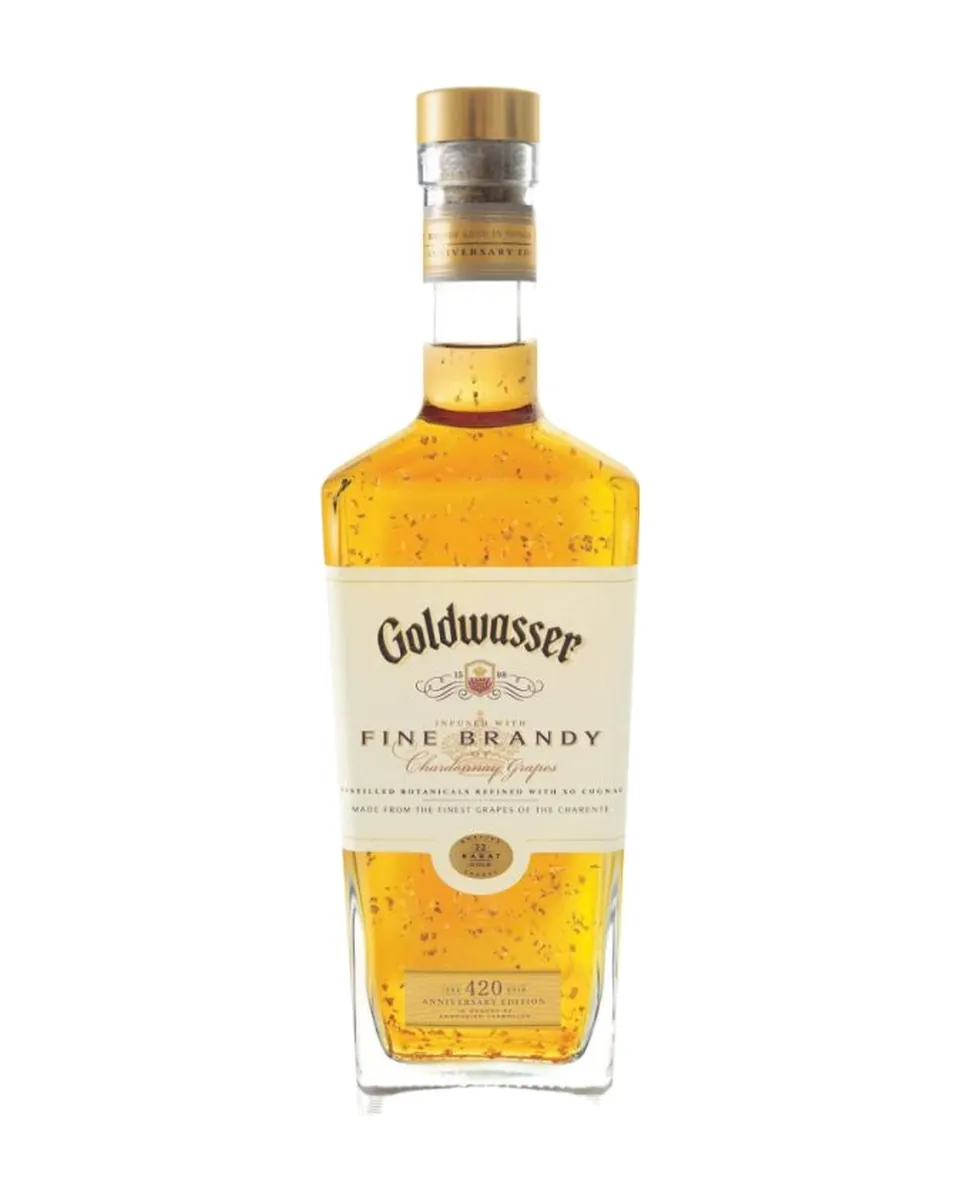 Butelka Goldwasser Fine Brandy