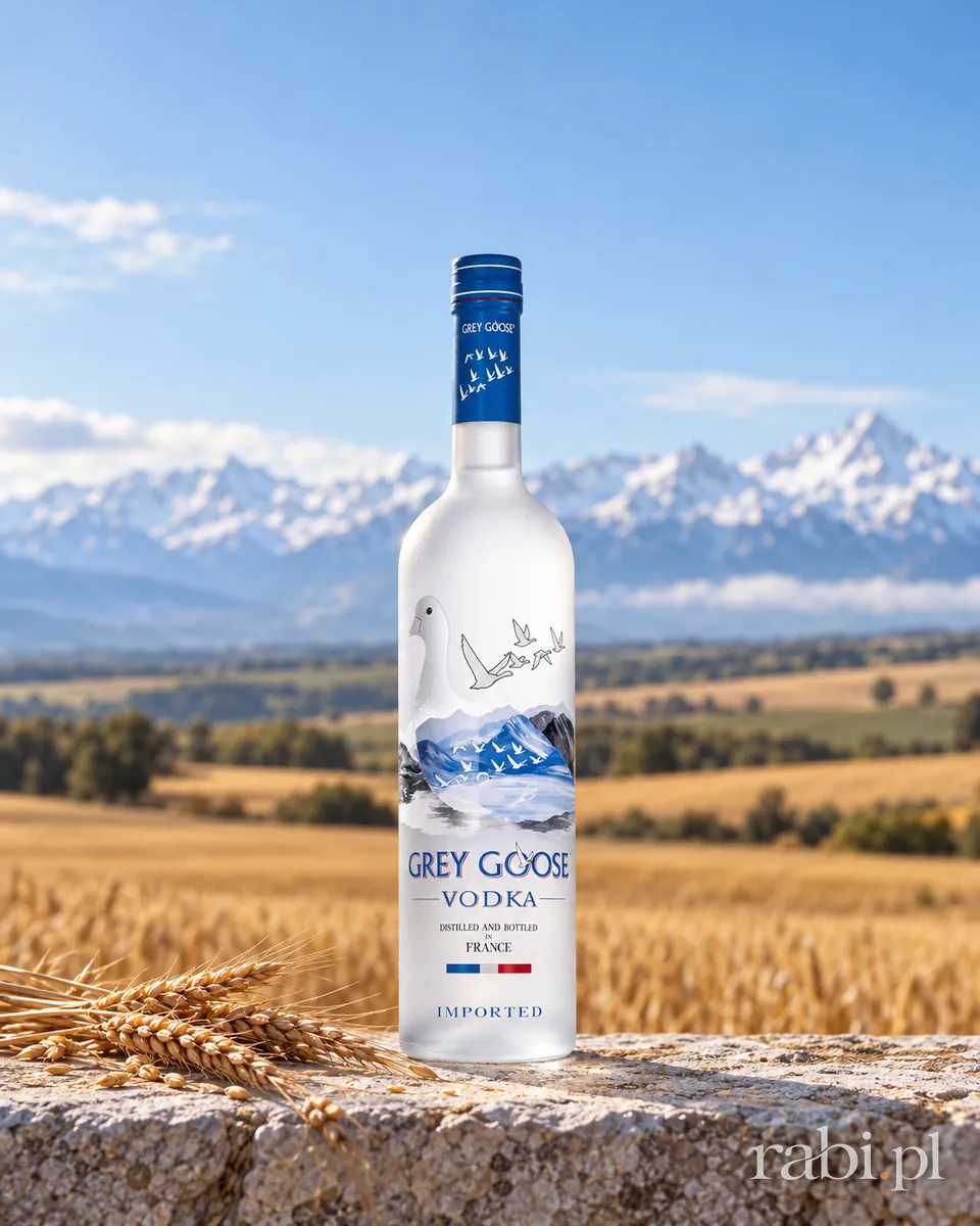 Butelka Grey Goose w aranżacji