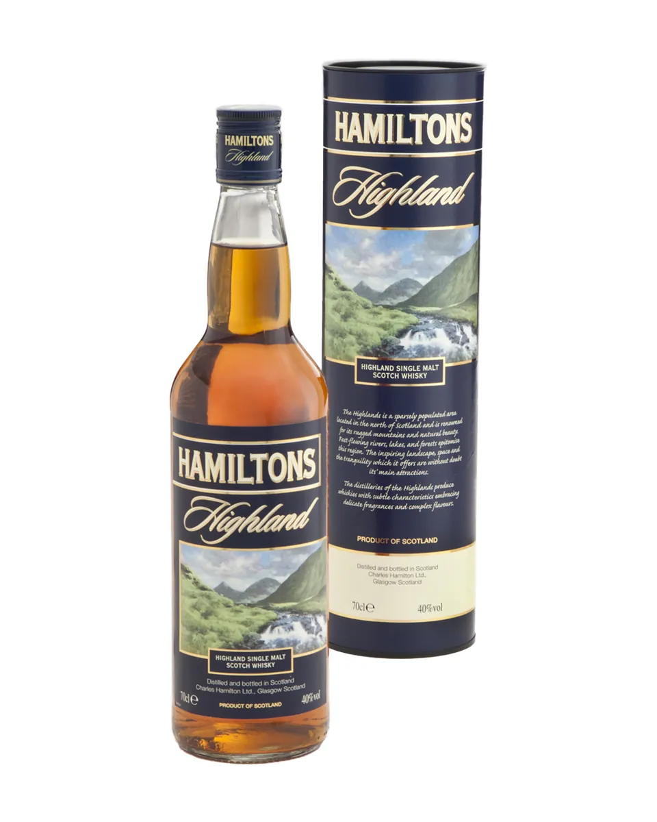 Butelka Hamiltons Highland Single Malt