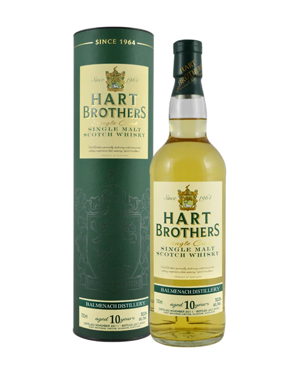 Butelka Hart Brothers Bottling Strength Sc Sm Balmenach 10 YO