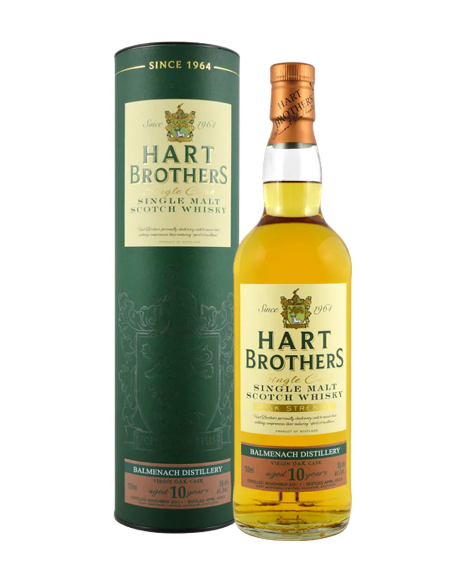 Butelka Hart Brothers Cask Strength Sc Sm Balmenach Virgin Oak 10 YO