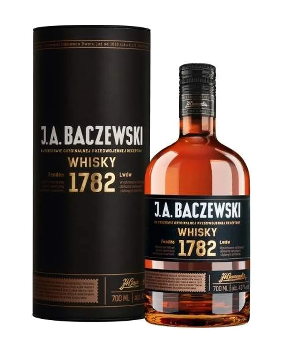 Butelka J.A. Baczewski Whisky 1782