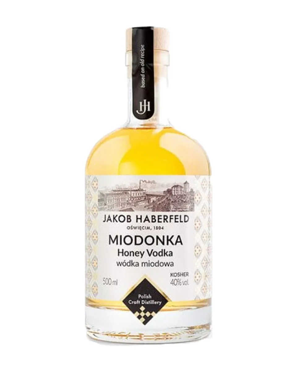 Butelka Jakob Haberfeld Miodanka Wódka Miodowa