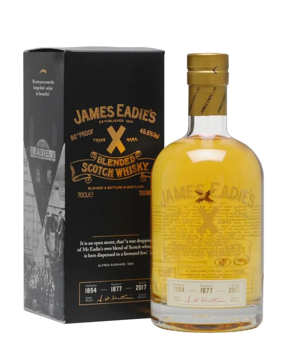 Butelka James Eadie Trade Mark "X" blend