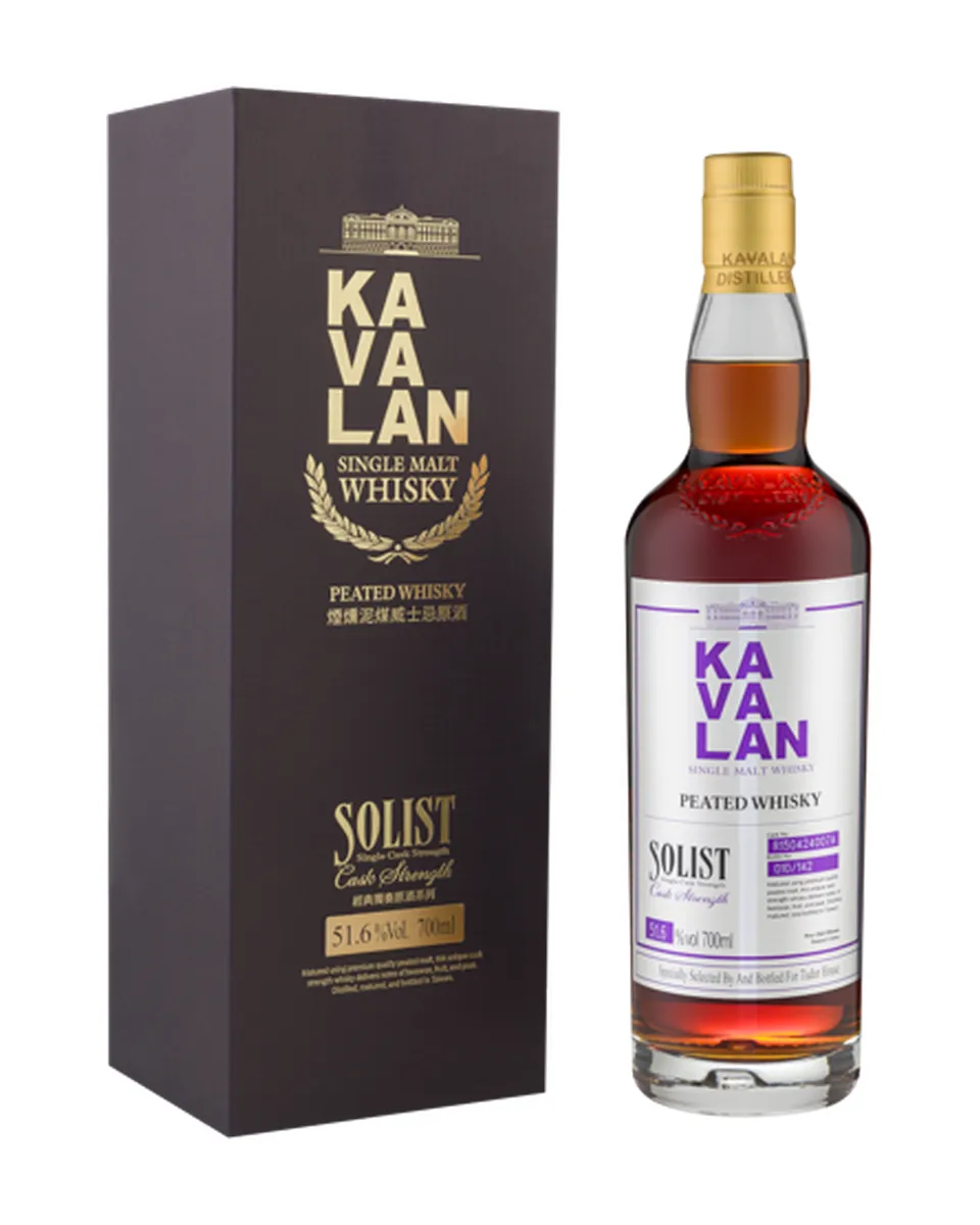 Butelka Kavalan Solist Peated Whisky, Limitowana edycja