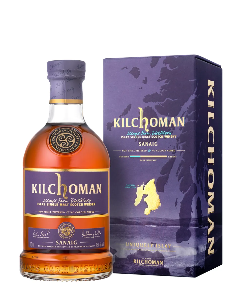 Butelka Kilchoman Sanaig Single Malt