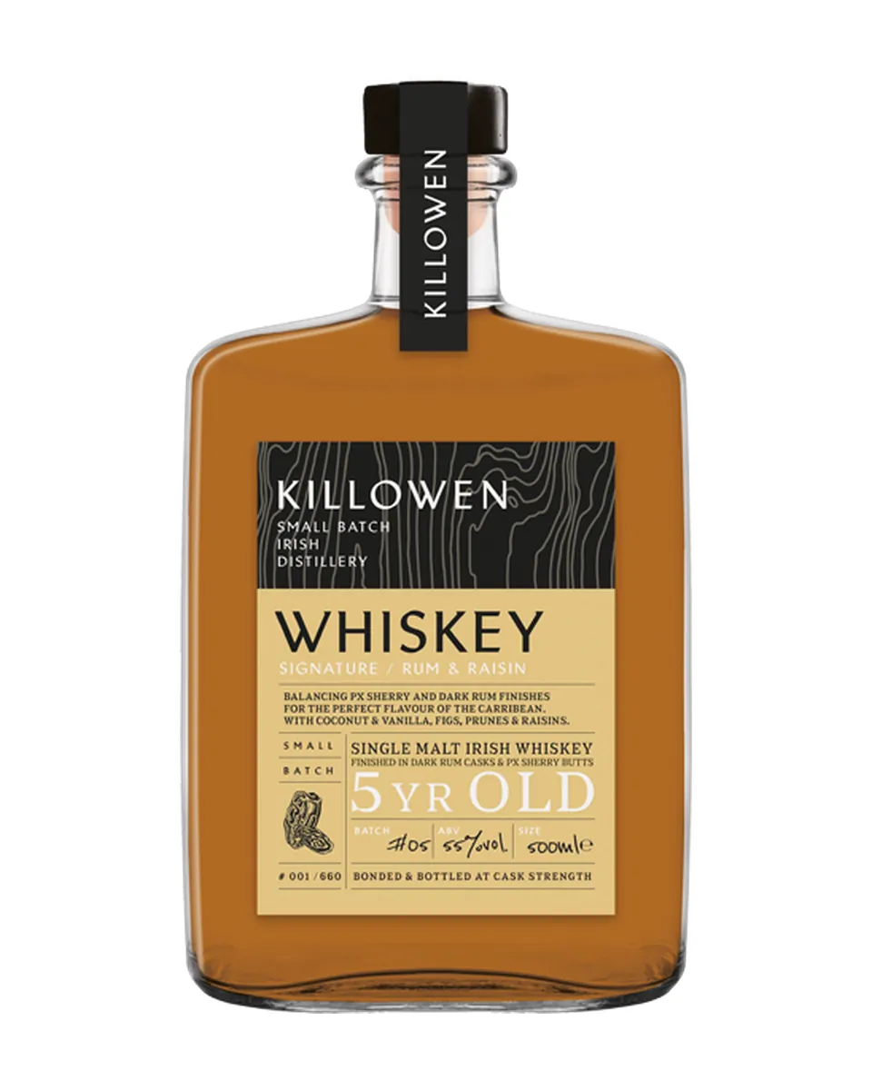 Butelka Killowen Rum & Raisin 5YO Single Malt